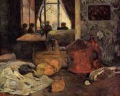 保罗 高更 : Still Life in an Interior, Copenhagen